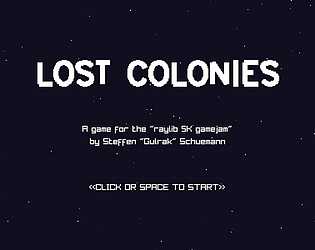 Lost-Colonies-Titelbildschirm